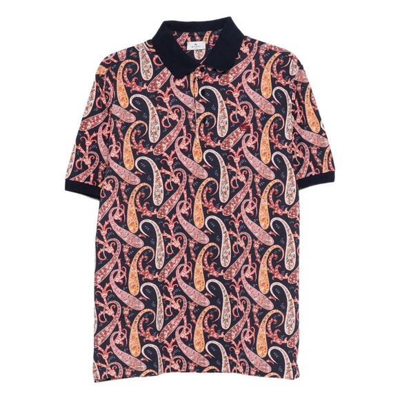 Etro Blue Polo Shirts Men